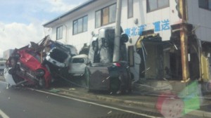 Wes Pell's car is in this pile